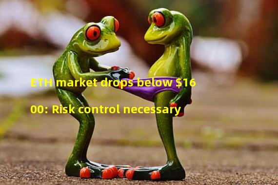 ETH market drops below $1600: Risk control necessary
