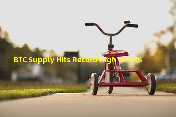 BTC Supply Hits Record High of 51%