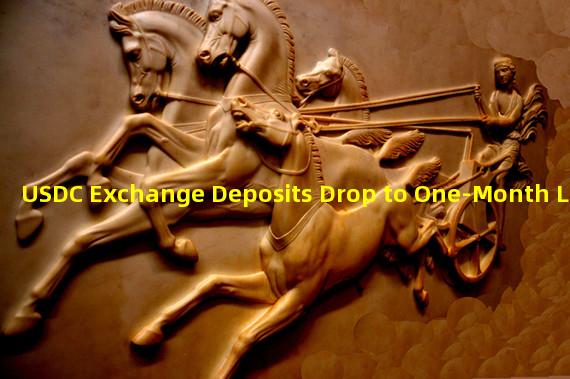 USDC Exchange Deposits Drop to One-Month Low