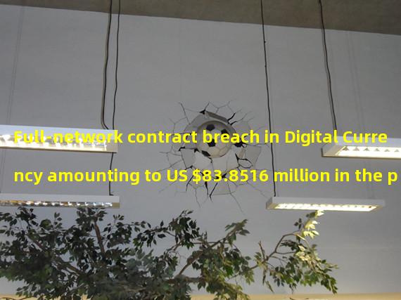 Full-network contract breach in Digital Currency amounting to US $83.8516 million in the past 24 hours