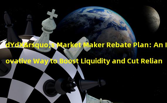dYdX’s Market Maker Rebate Plan: An Innovative Way to Boost Liquidity and Cut Reliance on Rewards