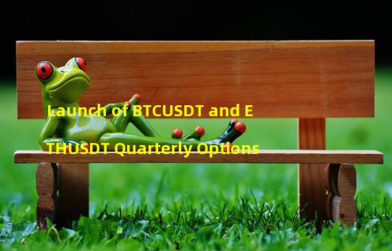 Launch of BTCUSDT and ETHUSDT Quarterly Options