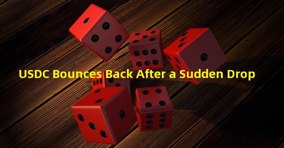 USDC Bounces Back After a Sudden Drop
