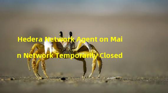 Hedera Network Agent on Main Network Temporarily Closed