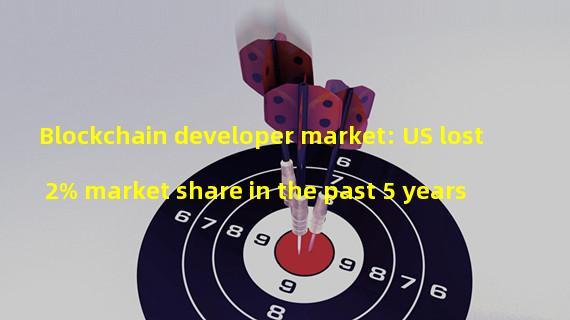 Blockchain developer market: US lost 2% market share in the past 5 years