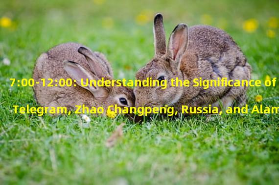 7:00-12:00: Understanding the Significance of Telegram, Zhao Changpeng, Russia, and Alameda in the Crypto World