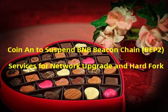 Coin An to Suspend BNB Beacon Chain (BEP2) Services for Network Upgrade and Hard Fork