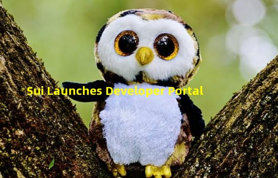 Sui Launches Developer Portal