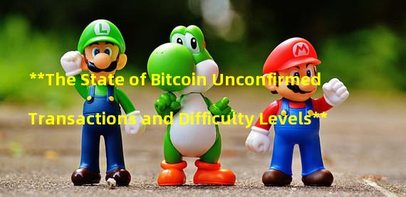 **The State of Bitcoin Unconfirmed Transactions and Difficulty Levels**