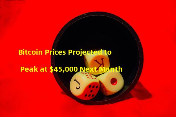 Bitcoin Prices Projected to Peak at $45,000 Next Month