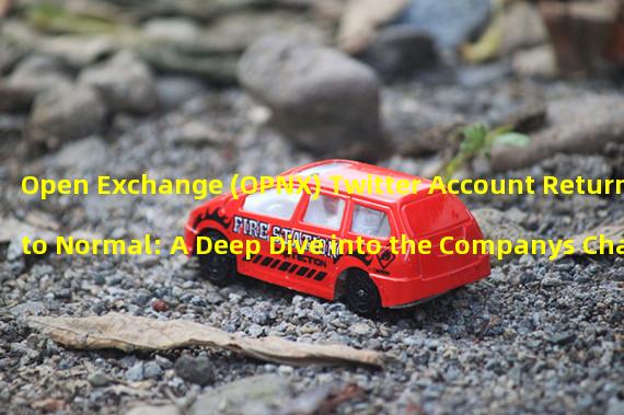 Open Exchange (OPNX) Twitter Account Returns to Normal: A Deep Dive into the Companys Chapter 11 Bankruptcy Status