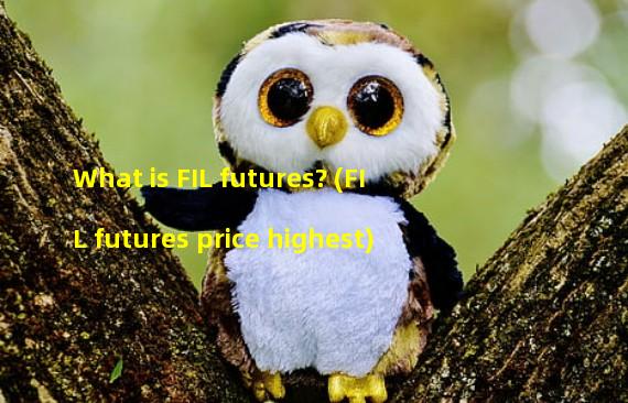 What is FIL futures? (FIL futures price highest)